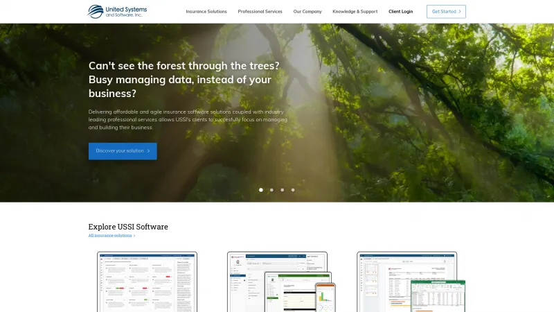 Homepage of InsurancePlus Software Series