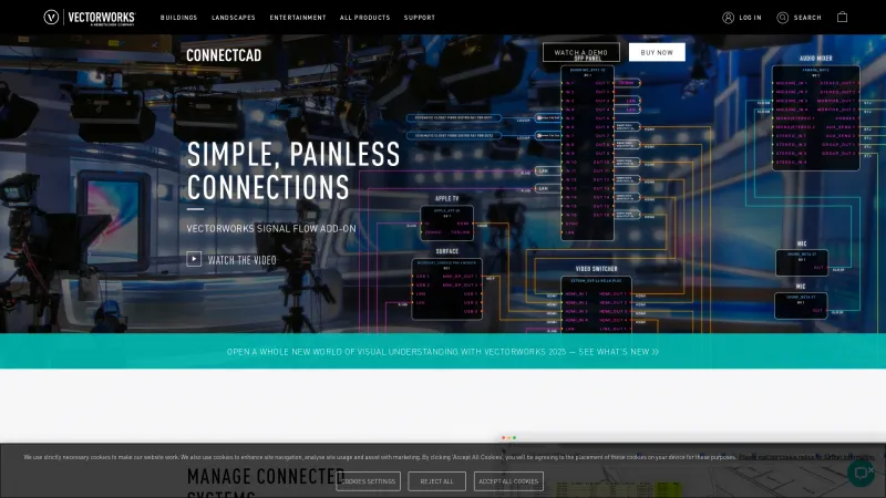 Homepage of ConnectCAD