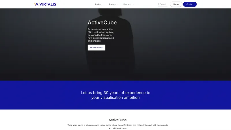 Homepage of ActiveCube