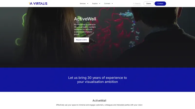 Homepage of ActiveSpace