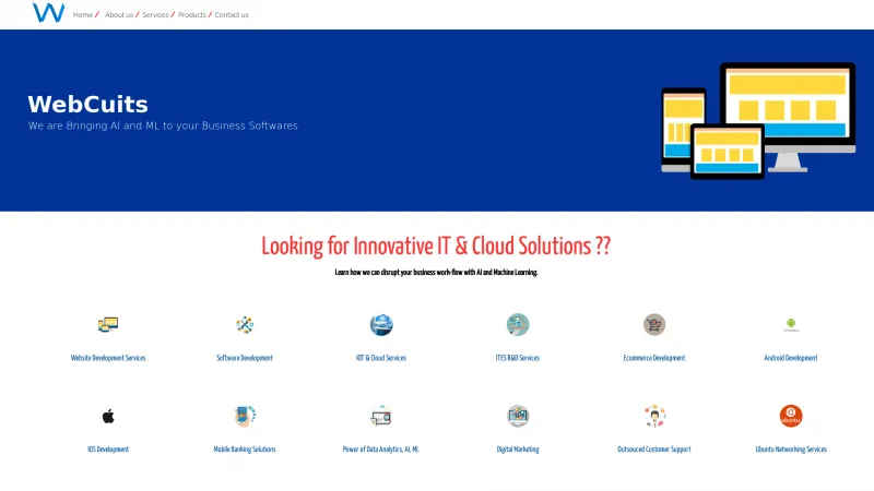 Homepage of CloudNBFC