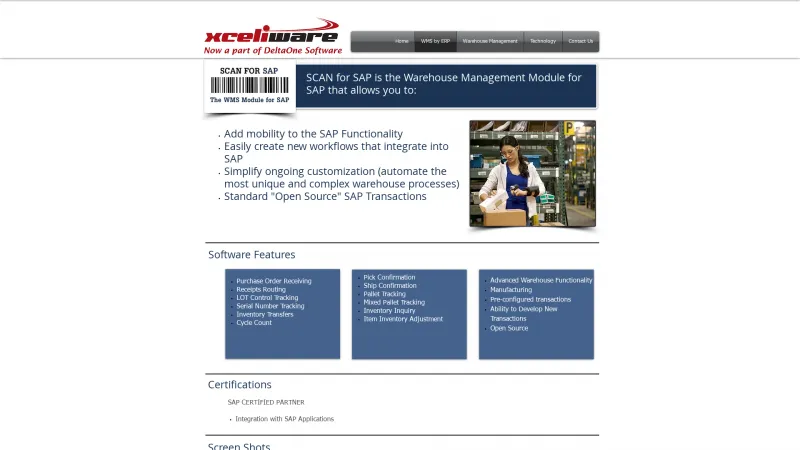 Homepage of SCAN for SAP