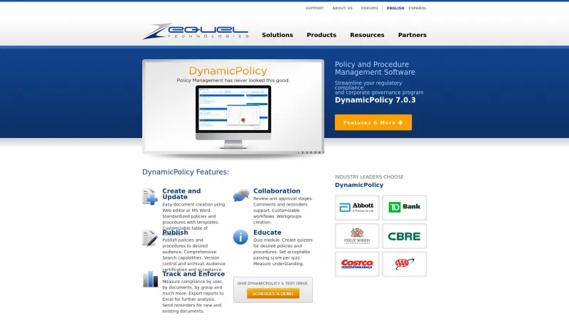 Homepage of DynamicPolicy